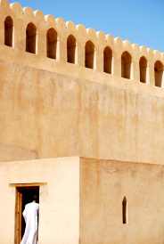 On top and inside the grand fort of Nizwa